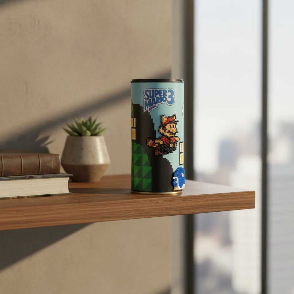 Alcancía - Super Mario Bros 3 Pixel Art - Imagen 6