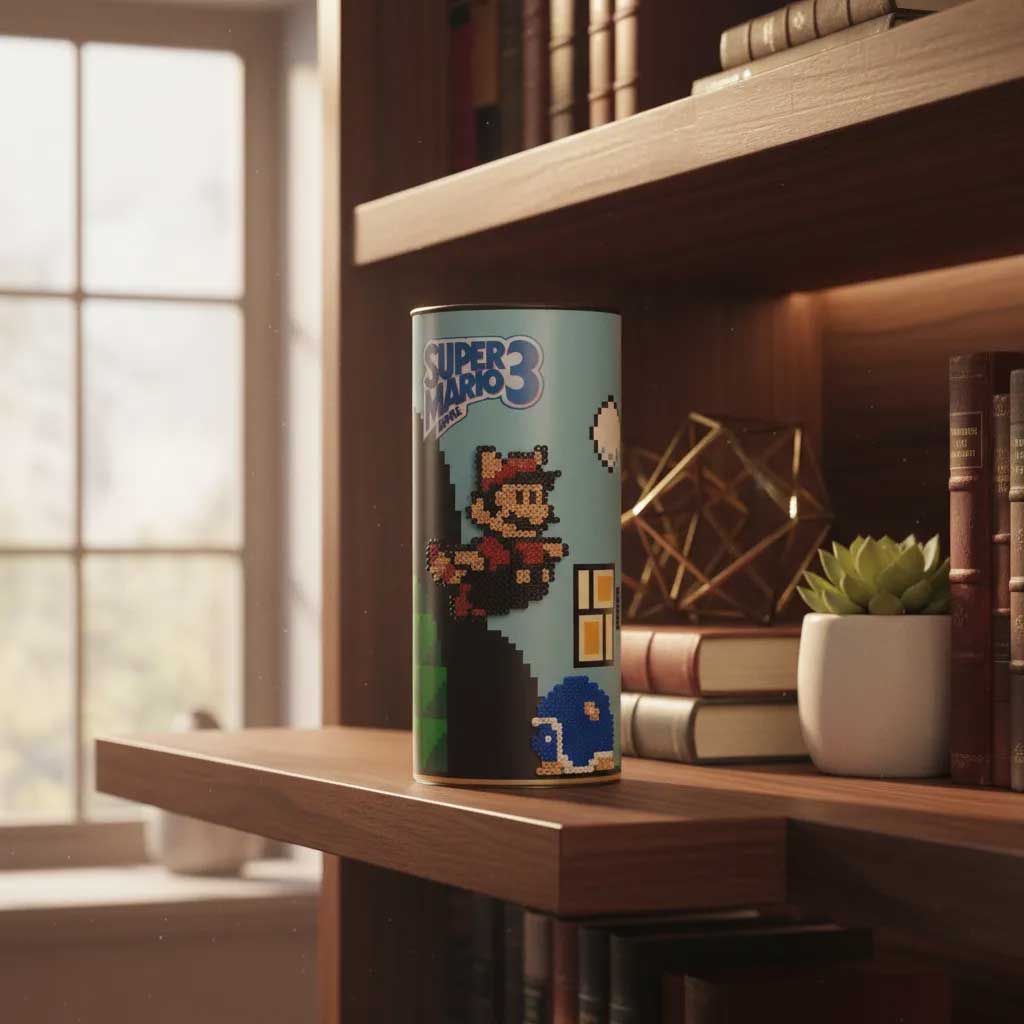 Alcancía - Super Mario Bros 3 Pixel Art - Imagen 4