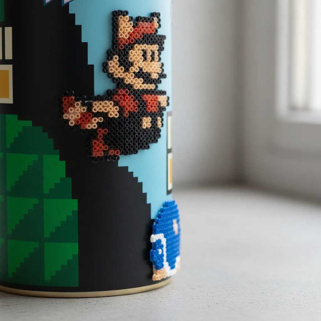 Alcancía - Super Mario Bros 3 Pixel Art - Imagen 8
