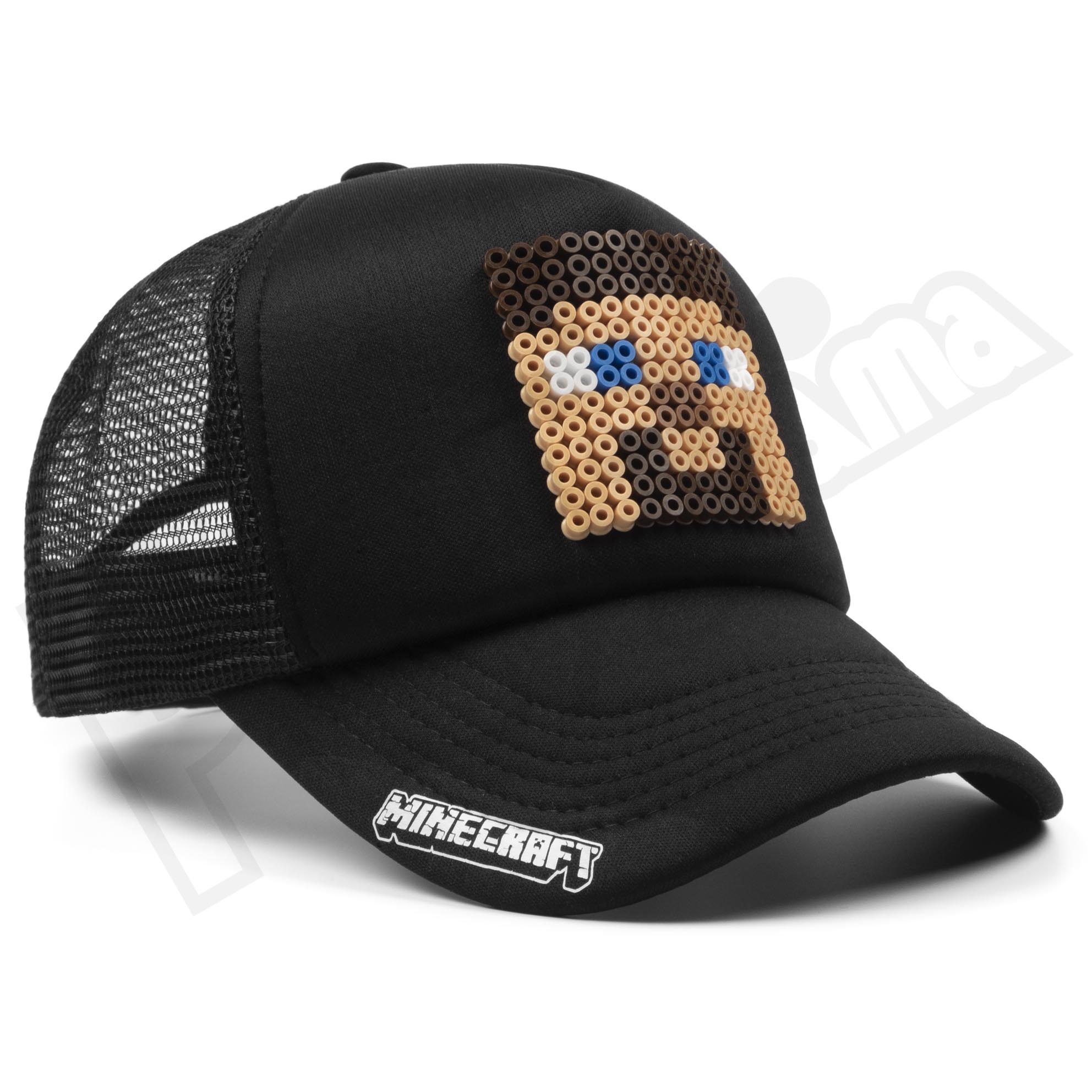 Gorra Minecraft - Steve - Pixel Art - 01