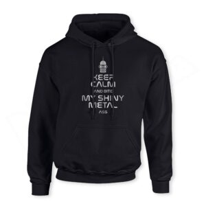 Buzo Futurama - Bender - Keep Calm and Bite My Shiny Metal Ass