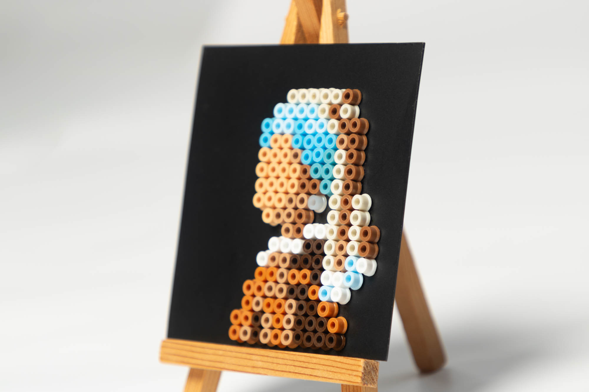 Cuadro Pixel Art - La Joven de La Perla - Johannes Vermeer - Imagen 4