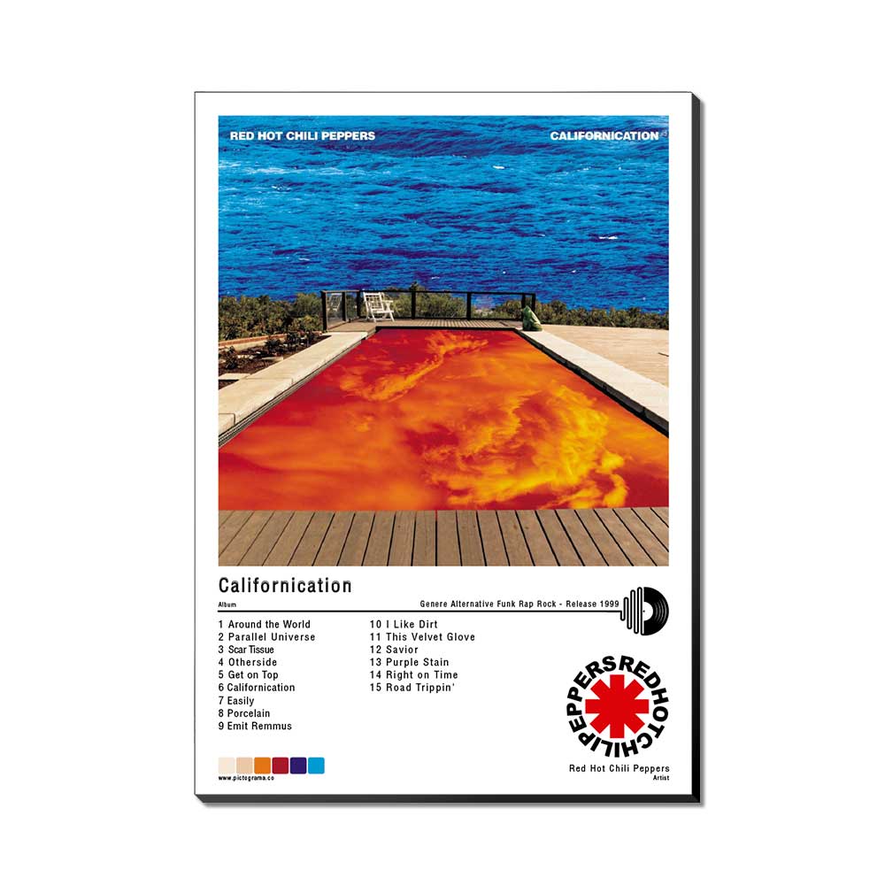 Póster - Red Hot Chili Peppers - Californication - 1999 - Imagen 3