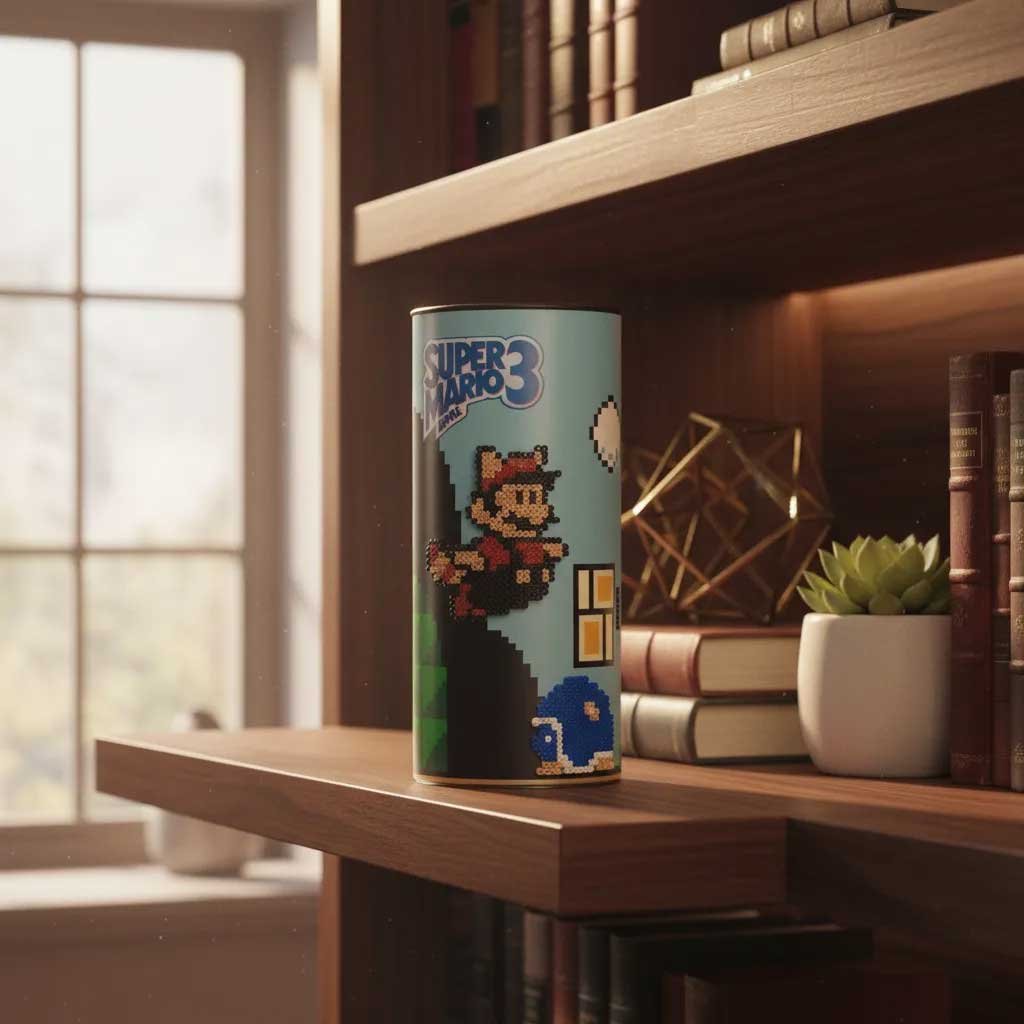 Alcancía - Super Mario Bros 3 Pixel Art - Imagen 4