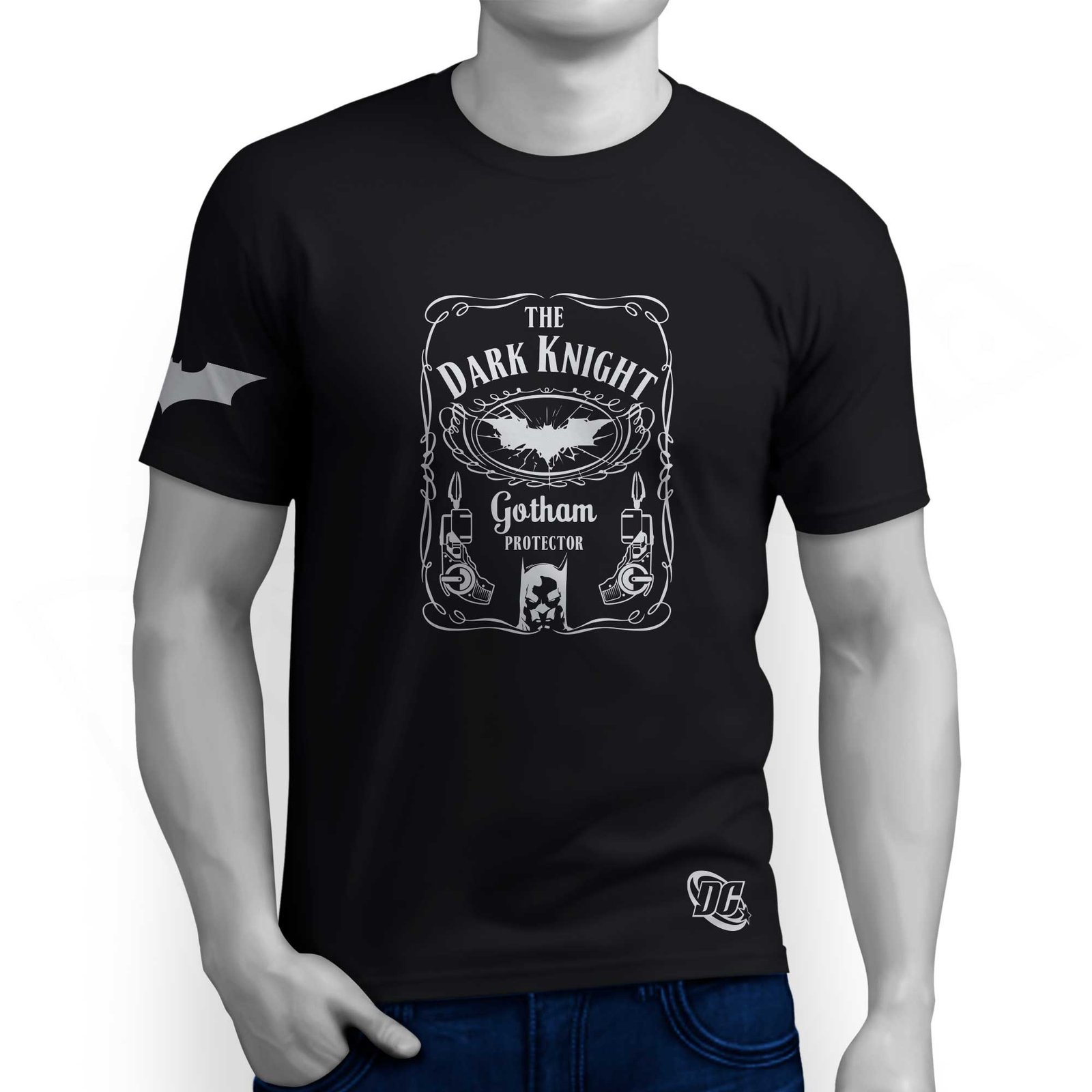 Camiseta Batman - Gotham Protector - 01 Jack Daniel's