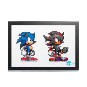 Cuadro Pixel Art - Sonic & Knuckles - 01