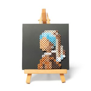 Cuadro Pixel Art - La Joven de La Perla - Johannes Vermeer