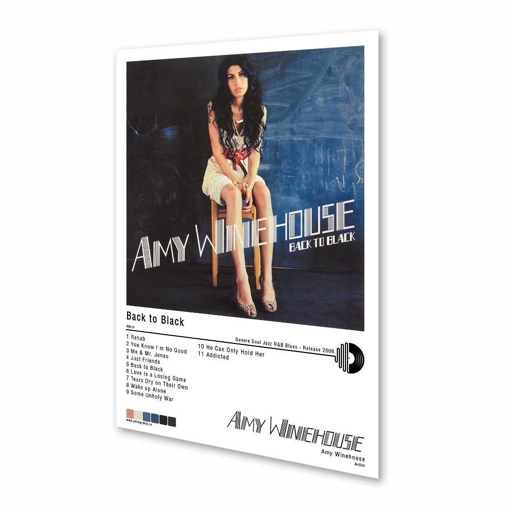 Póster - Amy Winehouse Back to Black - 2006