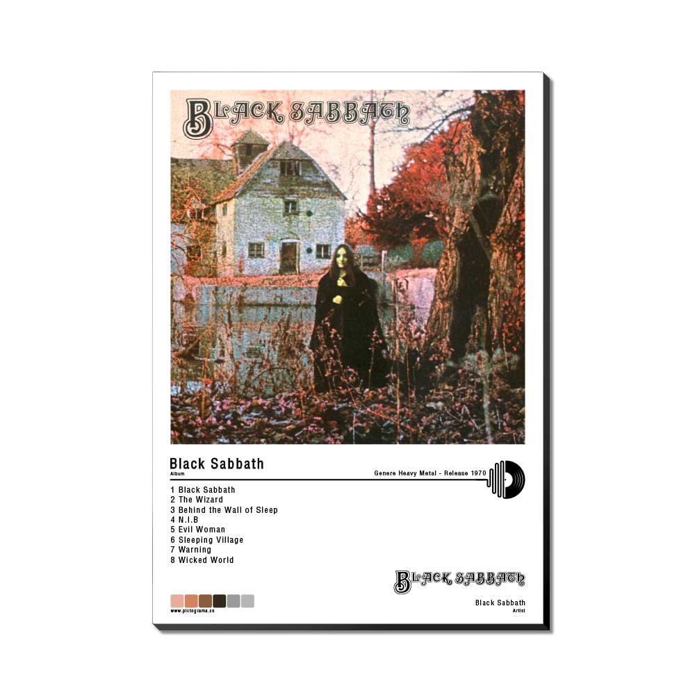 Póster - Black Sabbath- Black Sabbath - 1970 - Imagen 3