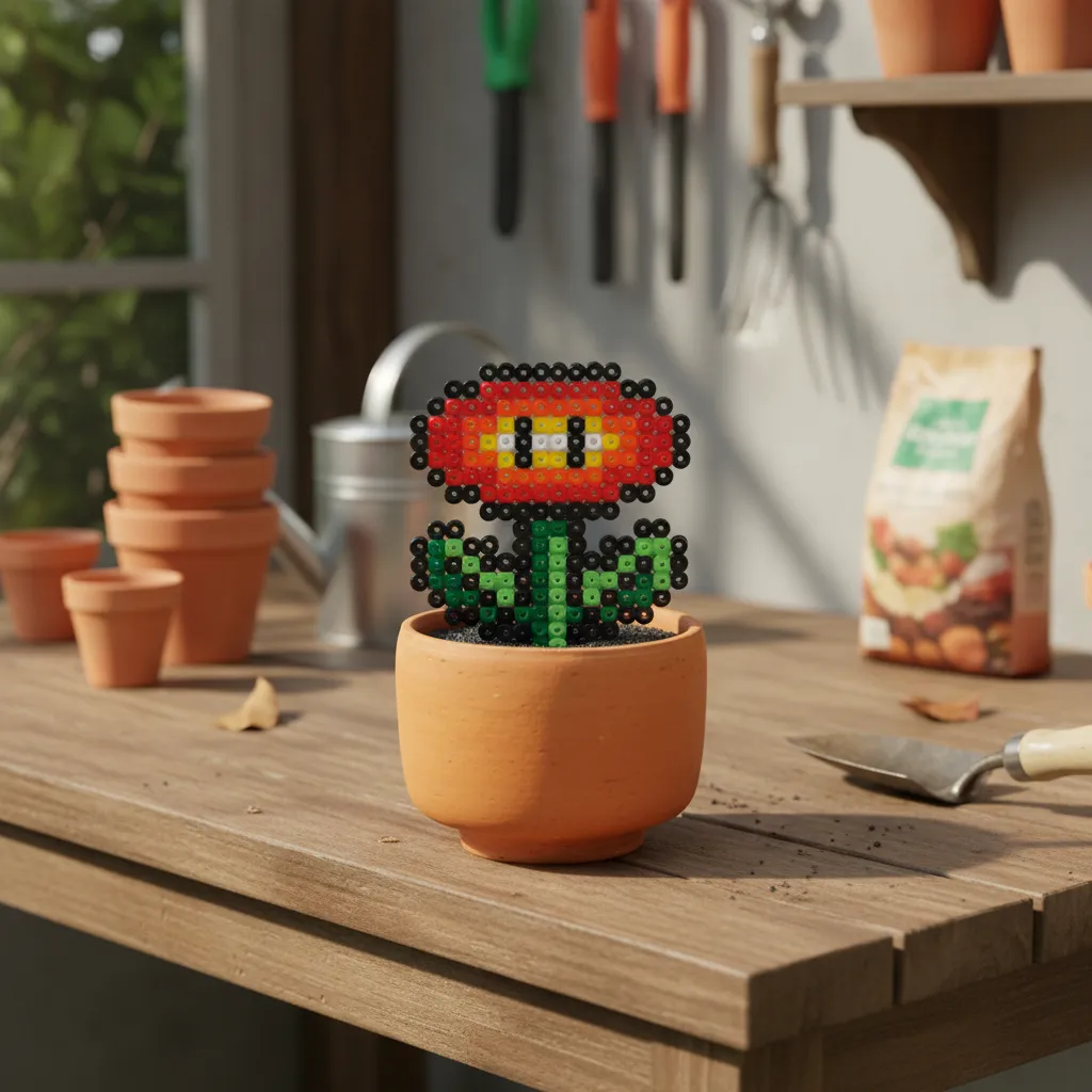 Matera - Super Mario - Flor Fuego - Imagen 2