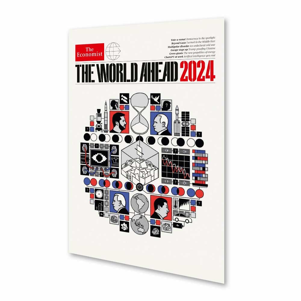 Póster - The Economist - The World Ahead 2024