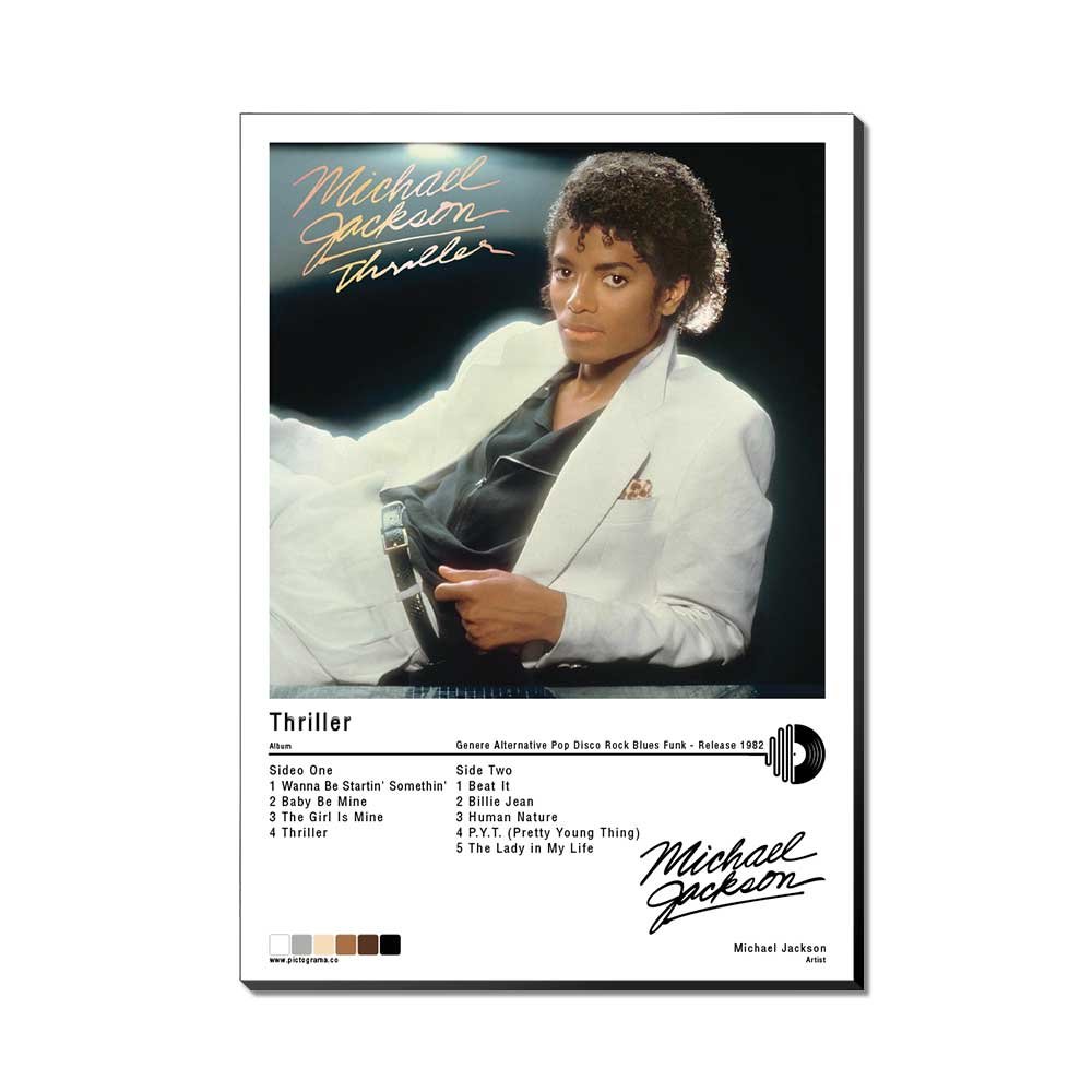 Póster - Michael Jackson - Thriller - 1982 - Imagen 3