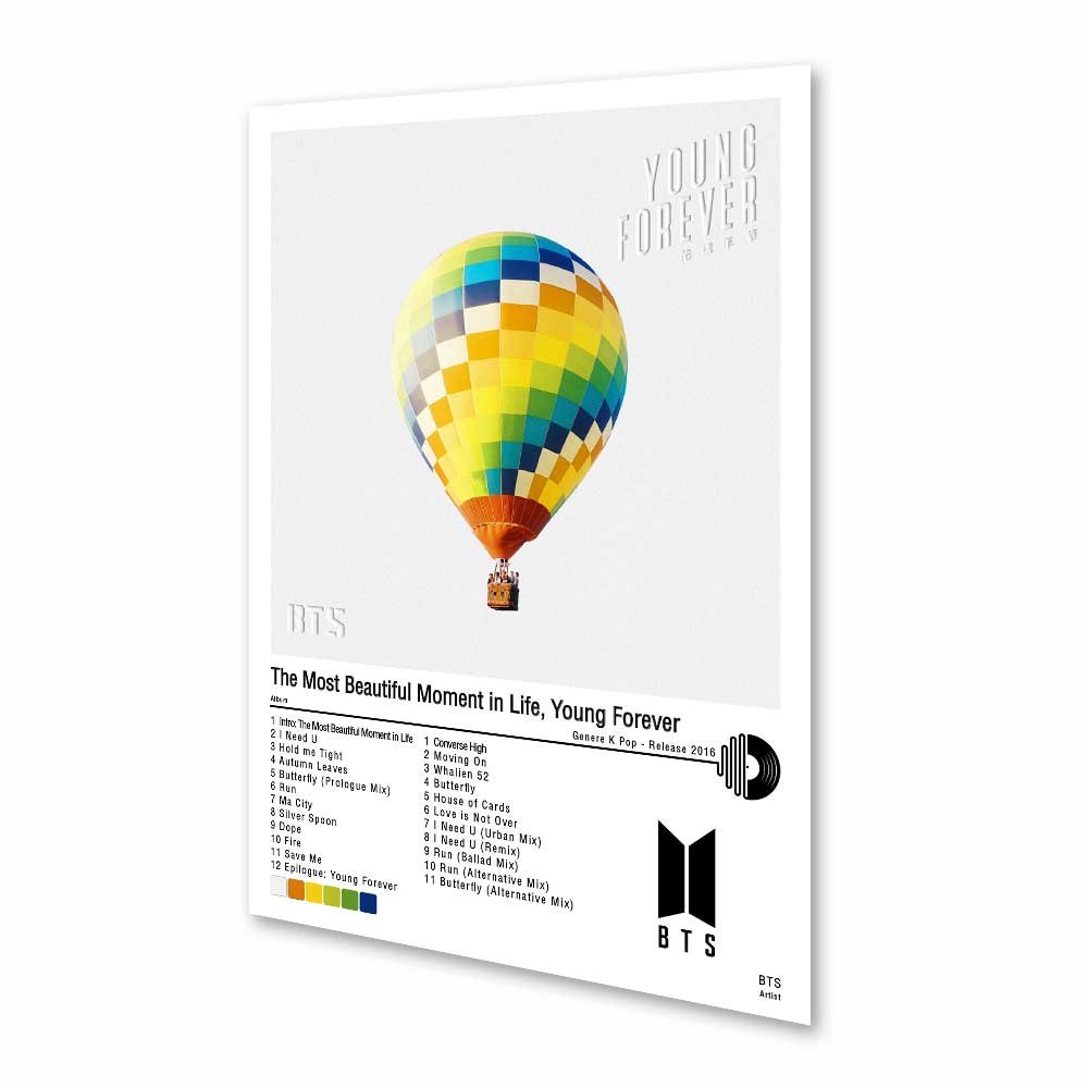 Póster - BTS - The Most Beautiful Moment in Life, Young Forever - 2016