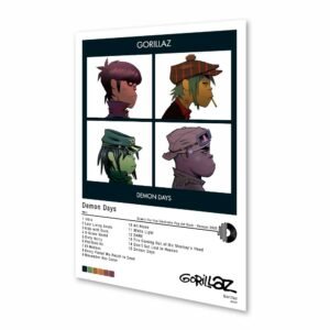Póster - Gorillaz - Demon Days - 2005
