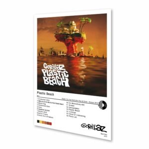 Póster - Gorillaz - Plastic Beach - 2010