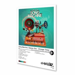 Póster - Gorillaz - Song Machine, Season One - Strange Timez - 2020