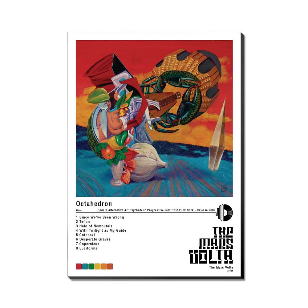 Póster - The Mars Volta - Octahedron - 2009 - Imagen 3