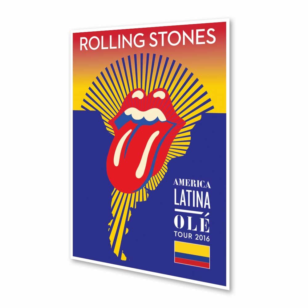 Póster - The Rolling Stones - Olé Olé Olé - A Trip Across Latin America - Co - 02