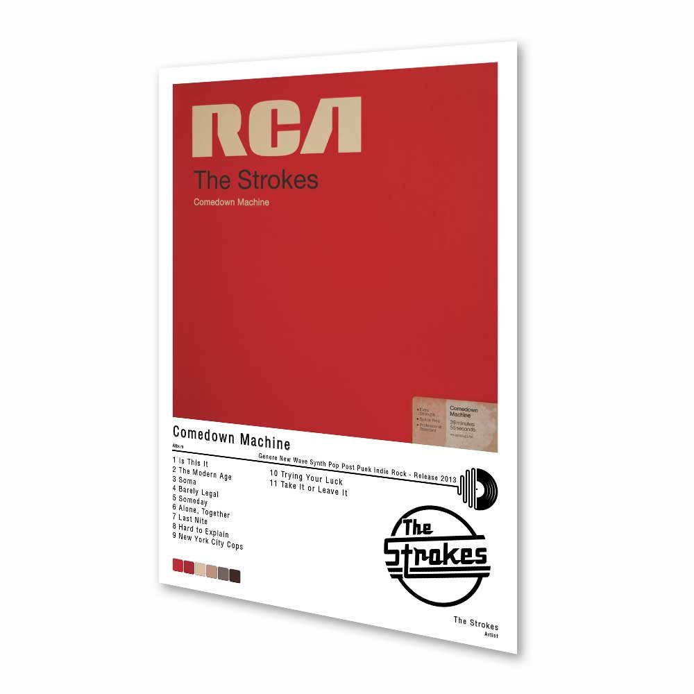 Póster - The Strokes - Comedown Machine - 2013