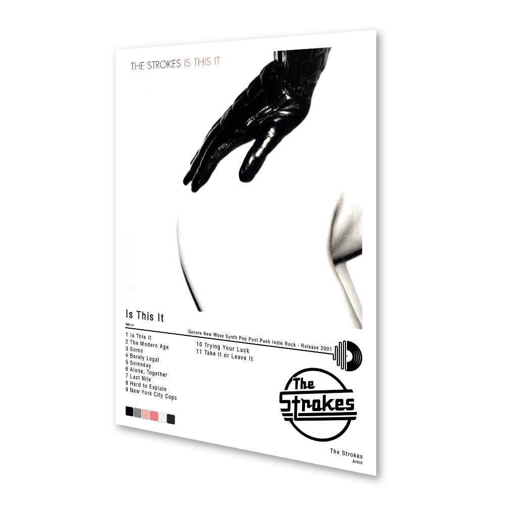 Póster - The Strokes - Is This It - 2001