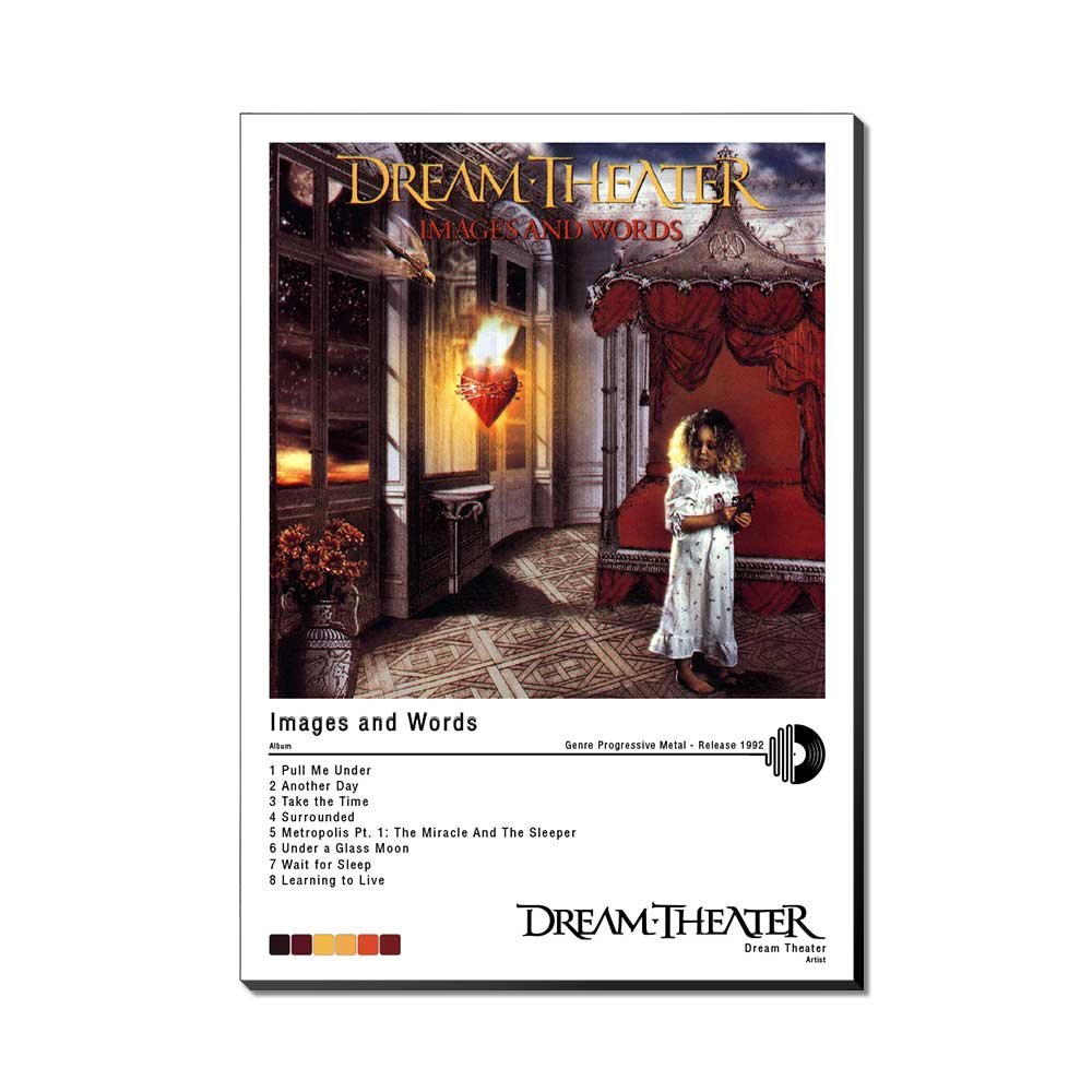 Póster - Dream Theater - Images and Words - 1992 - Imagen 3