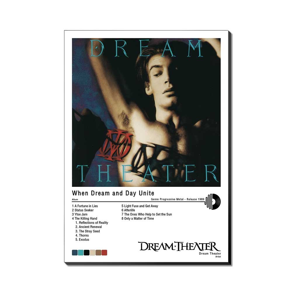Póster - Dream Theater - When Dream and Day Unite - 1989 - Imagen 3